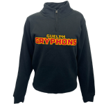 Guelph Gryphons Twill 1/4 Zip - Black
