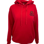 Gryphons Stacked Left-Chest Hoodie - Red