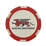 Gryphons Poker Chip Ball Marker - Red