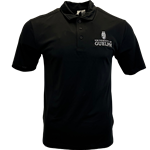 UofG Stacked Identifier Golf Polo - Black