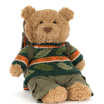 Jellycat Bartholomew Bear Hiking Outfit