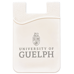 Stick-On Phone Wallet - White