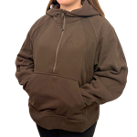 lululemon Gryphon Scuba Evolve Half Zip Hoodie - Mahogany Muse