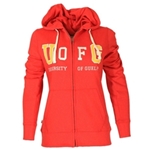 Red Women's U of G Full-Zip Value Hoodie