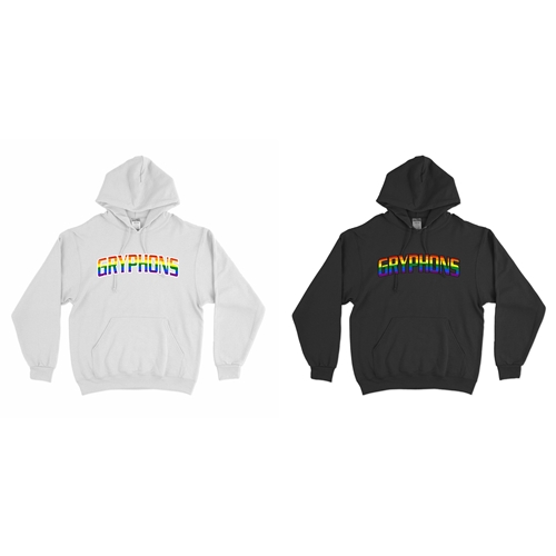 University of Guelph Bookstore - Gryphons Pride Hoodie *$5 from every shirt  will go to support Guelph Queer Equality (GQE)*