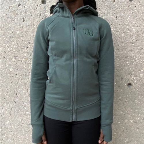 University of Guelph Bookstore - Scuba Full Zip Hood - Dark