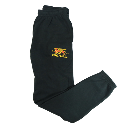 Black Gryphons Football Sweatpant XS Black