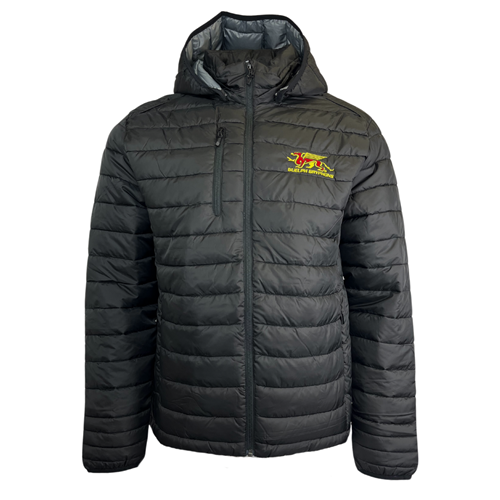 University of Guelph Bookstore - Black Gryphons Hudson Puffer Jacket