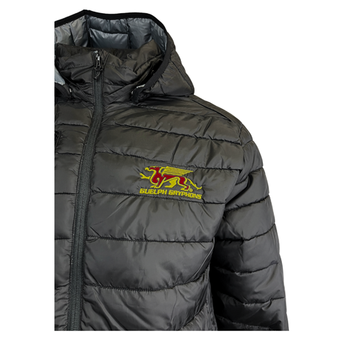 University of Guelph Bookstore - Black Gryphons Hudson Puffer Jacket