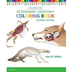 Veterinary Anatomy Coloring Book