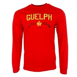 Red Athletic Department Longsleeve Tee