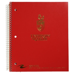 5 Subject Coil Notebook w/ the Horse Crest