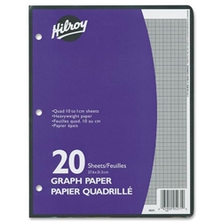 20 Sheet Graph Paper