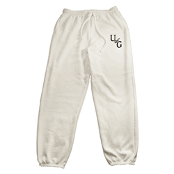 White U of G Sweat Pant