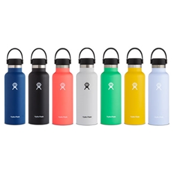 Hydro Flask 18 oz Standard Mouth Bottle Black
