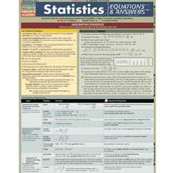 Statistics Equations and Answers