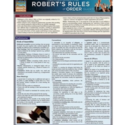 Robert's Rules of Order