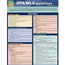 Apa/Mla Guidelines