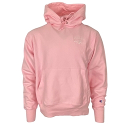 Pink Champion Varsity Reverse Weave Hoodie