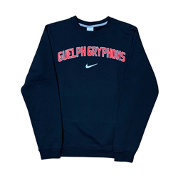 BLACK NIKE GRYPHONS CLUB FLEECE CREW