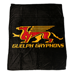 Gryphons Black Fleece Blanket