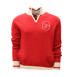 Flocked G Knit 1/4 Zip