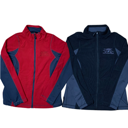 RED/BLACK GRYPHONS FLEECE FULL-ZIP JACKET