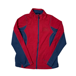 RED WOMEN'S GRYPHONS FLEECE FULL-ZIP JACKET