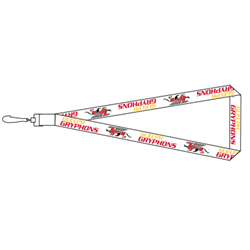 White Gryphons Lanyard