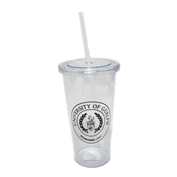 24 oz Circle Crest Sizzle Tumbler with Straw