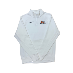 WHITE GRYPHONS NIKE CLUB FLEECE 1/4 ZIP