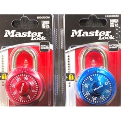 COMBO LOCK ASSORTED MASTERLOCK