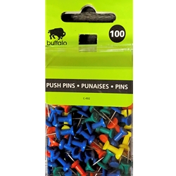 100 Colour Push Pins