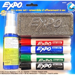 Expo Dry Erase Chisel Tip Set