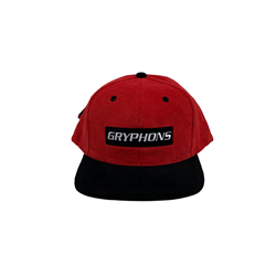 RED/BLACK GRYPHONS BARDOWN CORDUROY HAT