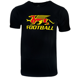 Black Gryphons Football Tee