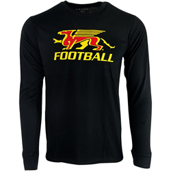 Black Gryphons Football Long-sleeve Tee