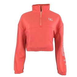 Coral UG Cropped 1/4 Zip