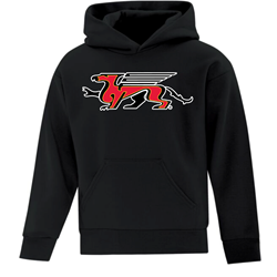 Black Youth Gryphons Fleece Hoodie