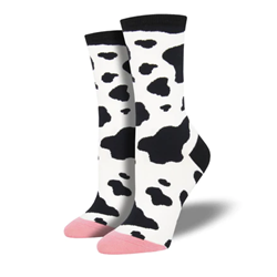 MOOO Crew Socks