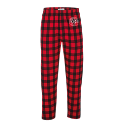 Red/Black Crested Harley Flannel Pant