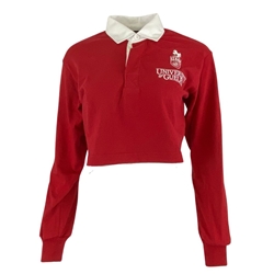 Tommy jeans cropped 2025 rugby shirt