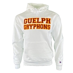 White Champion Guelph Gryphons Twill Hood
