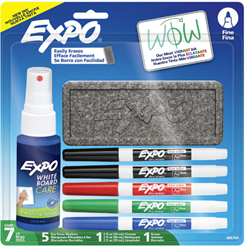 Expo Dry Erase Set Fine Tip