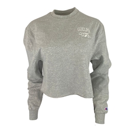 Grey Champion Powerblend Varsity Cropped Crew