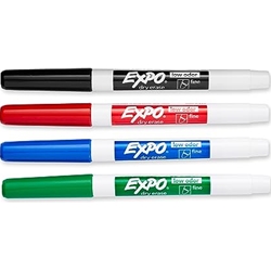 Expo Dry-erase markers fine tip 4 pack