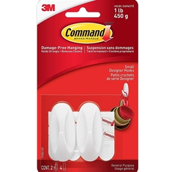 1lb Command Hook 3M- 2 pack