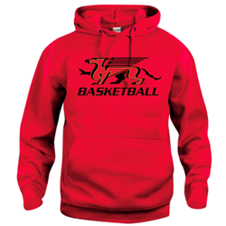 Red Gryphons Basketball Fleece Hoodie - Youth & Adult