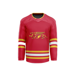 Red Gryphons Replica Hockey Jersey - Adult & Youth