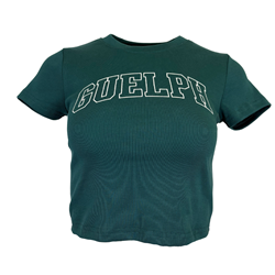 Teal Guelph Ribbed Tee